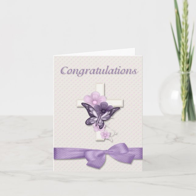 Carte Félicitations à Christening (Devant)