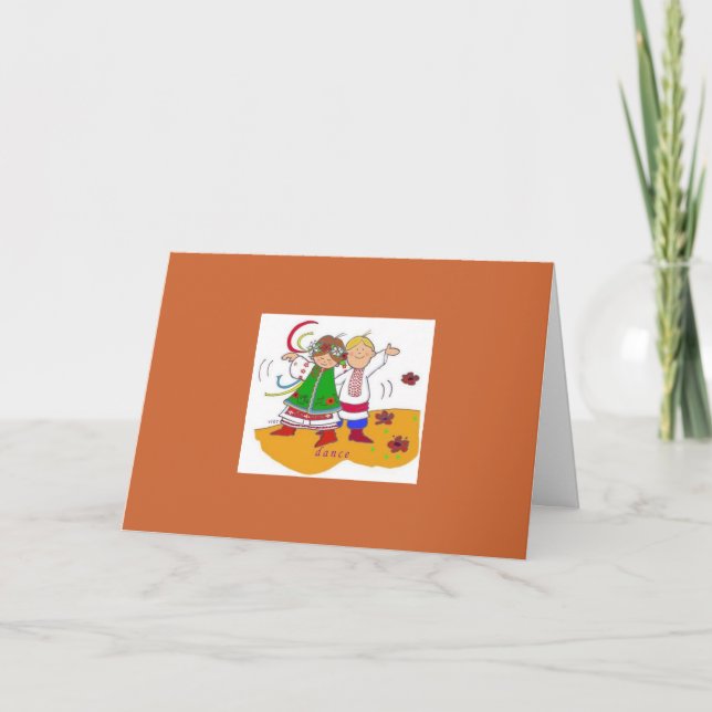 Carte Félicitations à Dance (Devant)