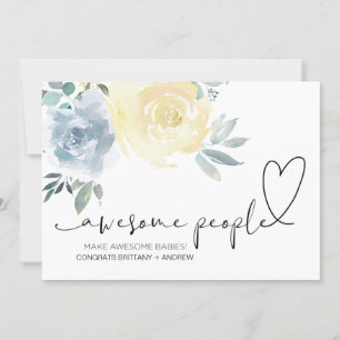 Carte Félicitations à la florale Félicitations à la gros