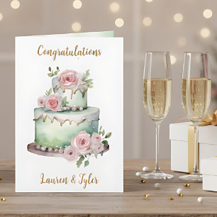 Carte Félicitations à la mariée et à la mariée Mariage