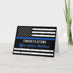 Carte Félicitations à la police Diplôme d'application de