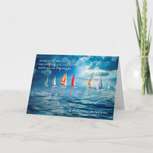 Carte Félicitations à la retraite Le thème de la mer