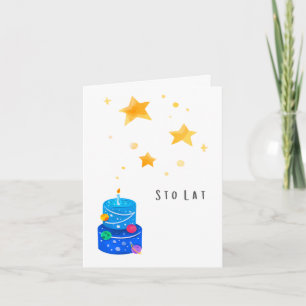 Carte Félicitations à l'anniversaire de la dernière Polo