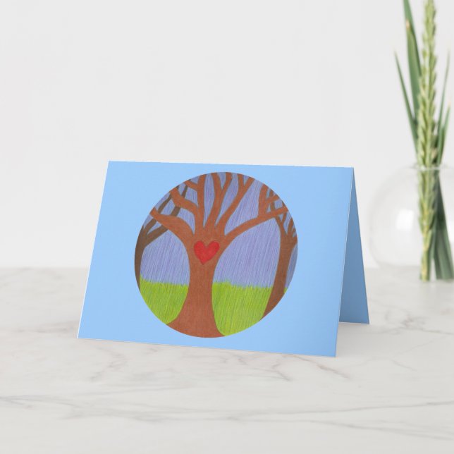 Carte Félicitations à l'arbre d'adoption (Devant)
