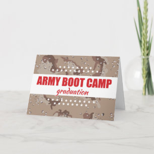Carte Félicitations à l'Armée de terre pour son diplôme 