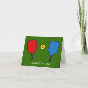 Carte Félicitations à Pickleball