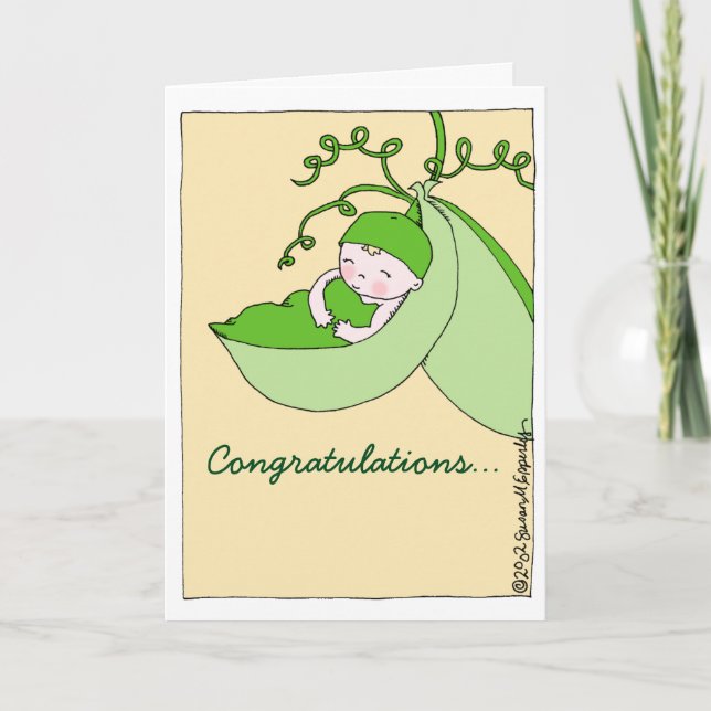 Carte Félicitations à Sweet pour le Baby shower de gross (Devant)