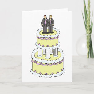 Carte Félicitations à un Mariage gay masculin