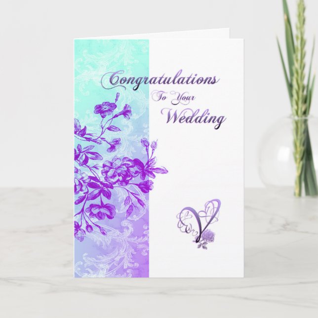 Carte Félicitations à votre mariage (Devant)