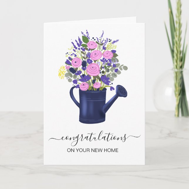 Carte félicitations à votre nouvel agent immobilier (Devant)