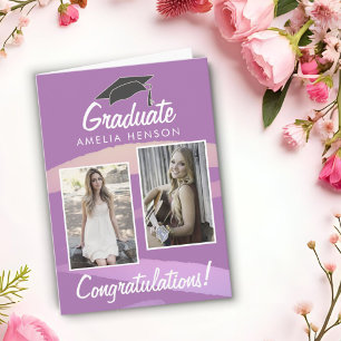 Carte Félicitations au diplômé aquarelle 2 Photo 