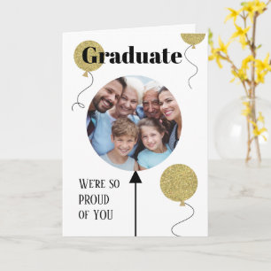 Carte Félicitations au diplômé de notre part Photo