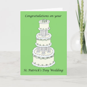 Carte Félicitations au Mariage de la Saint Patrick