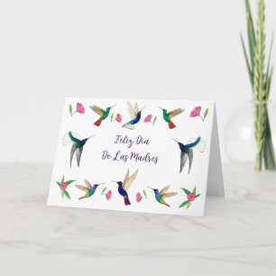 Carte Félicitations aux colibris