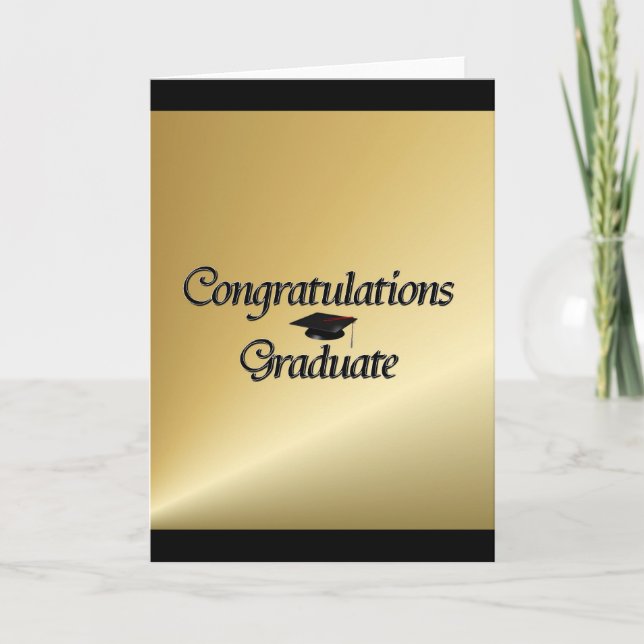 Carte Félicitations aux diplômés (Devant)