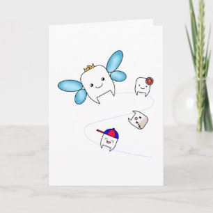 Carte Félicitations aux fées de dents