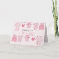 Félicitations aux filles jumelles