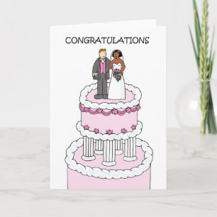 Carte Félicitations aux Mariages de couple multilingue