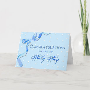 Carte Félicitations - Baby Boy