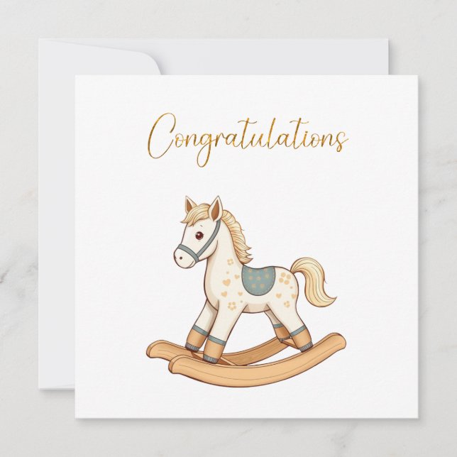 Carte Félicitations Baby Card (Devant)