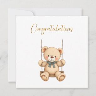 Carte Félicitations Baby Card