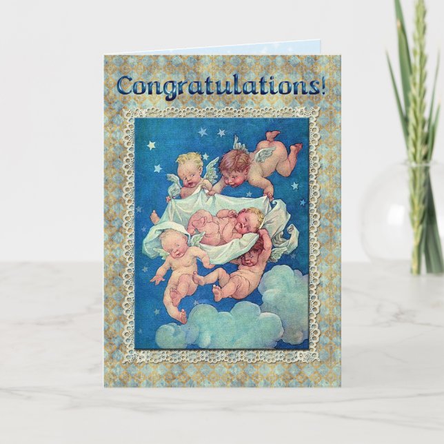 Carte Félicitations Baby Card (Devant)