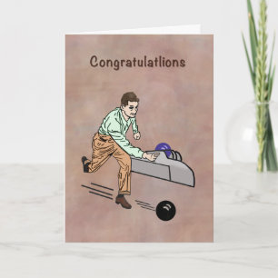 Carte Félicitations Bowlers 300 Game