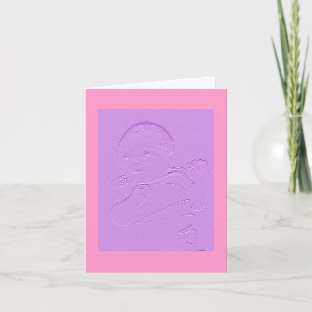 Carte Félicitations de bébé (Devant)