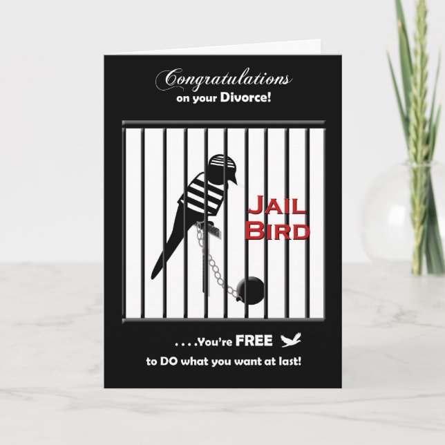 Carte Félicitations de divorce (Devant)