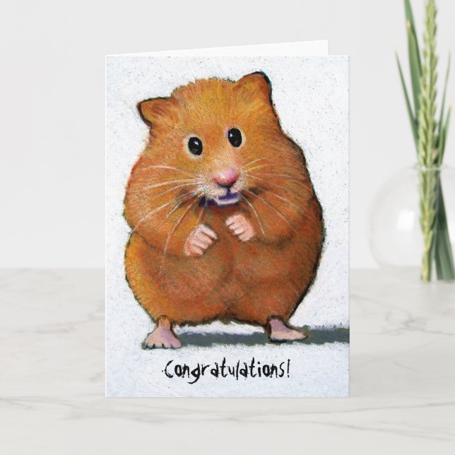 Carte Félicitations de HAMSTER ! (Devant)