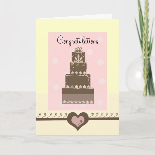 Carte Félicitations de mariage (Devant)
