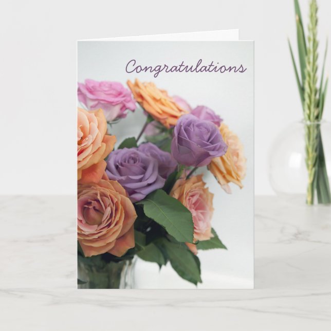 Carte Félicitations de mariage (Devant)