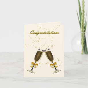 Carte Félicitations de mariage de pain grillé de