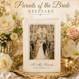 Carte Félicitations de mariage des parents de la mariée