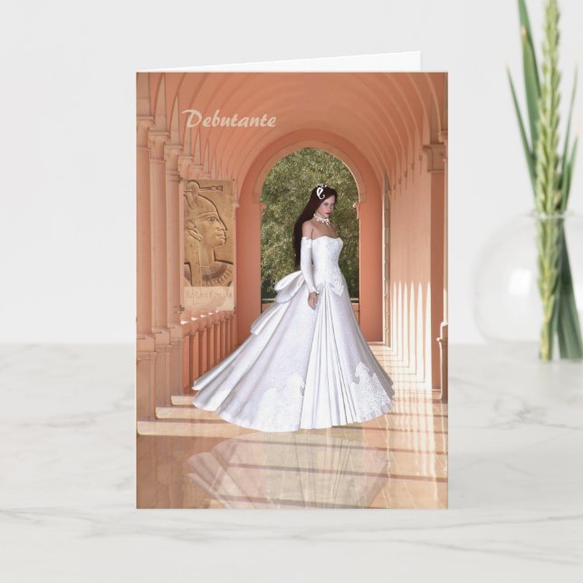 Carte Félicitations Debutante (Devant)