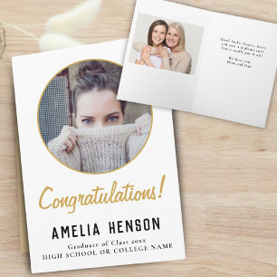 Carte Félicitations Diplômé 2 de la 2e année