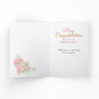 Félicitations du jour du mariage floral