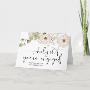 Carte Félicitations Fiançailles Mariage mariée et mariée