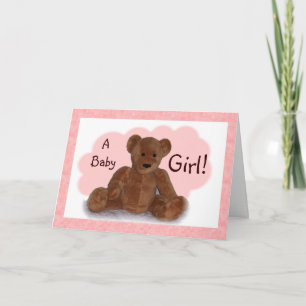Carte Félicitations Fille Bébé