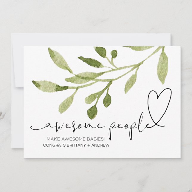 Carte Félicitations Grossesse Félicitations Nouveau Coeu (Devant)