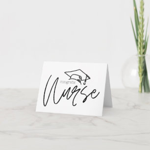 Carte Félicitations Infirmière ! Infirmière, fiche de di