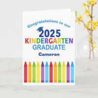 Félicitations Kindergarten Graduate sur mesure