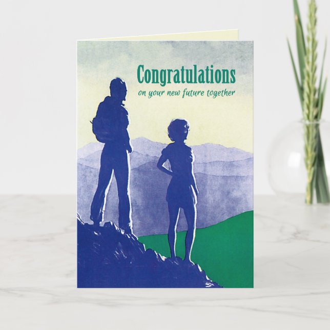 Carte Félicitations-Mariage-Fiançailles-Déménagement (Devant)
