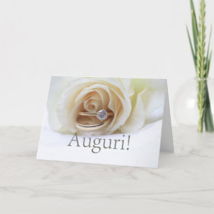 Carte félicitations mariage italienne