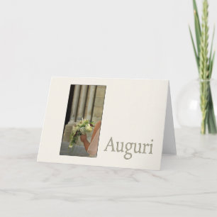 Carte félicitations mariage italienne