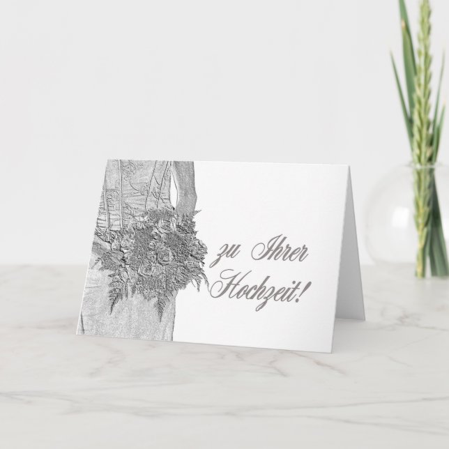 Carte Félicitations mariages allemandes (Devant)