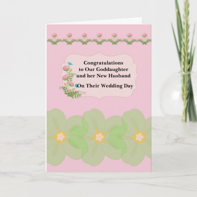 Carte Félicitations mariages pour Godgirl & Husband (Devant)