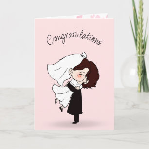 Carte Félicitations Mariée et Groom