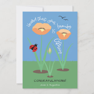 Carte Félicitations mignonnes aux futurs parents 