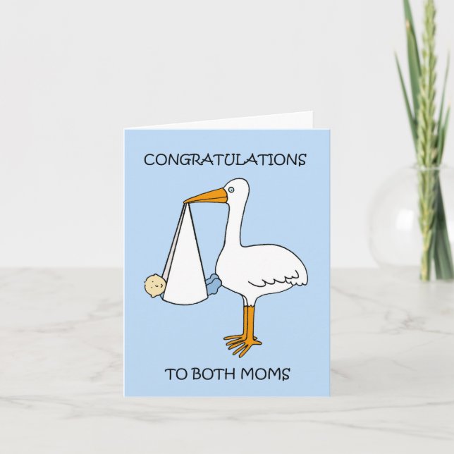 Carte Félicitations New Gay Moms (Devant)